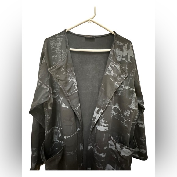 ✨ Bella Amore Cardigan Sweater Open Front Cotton Pockets Made in Italy - Picture 5 of 15